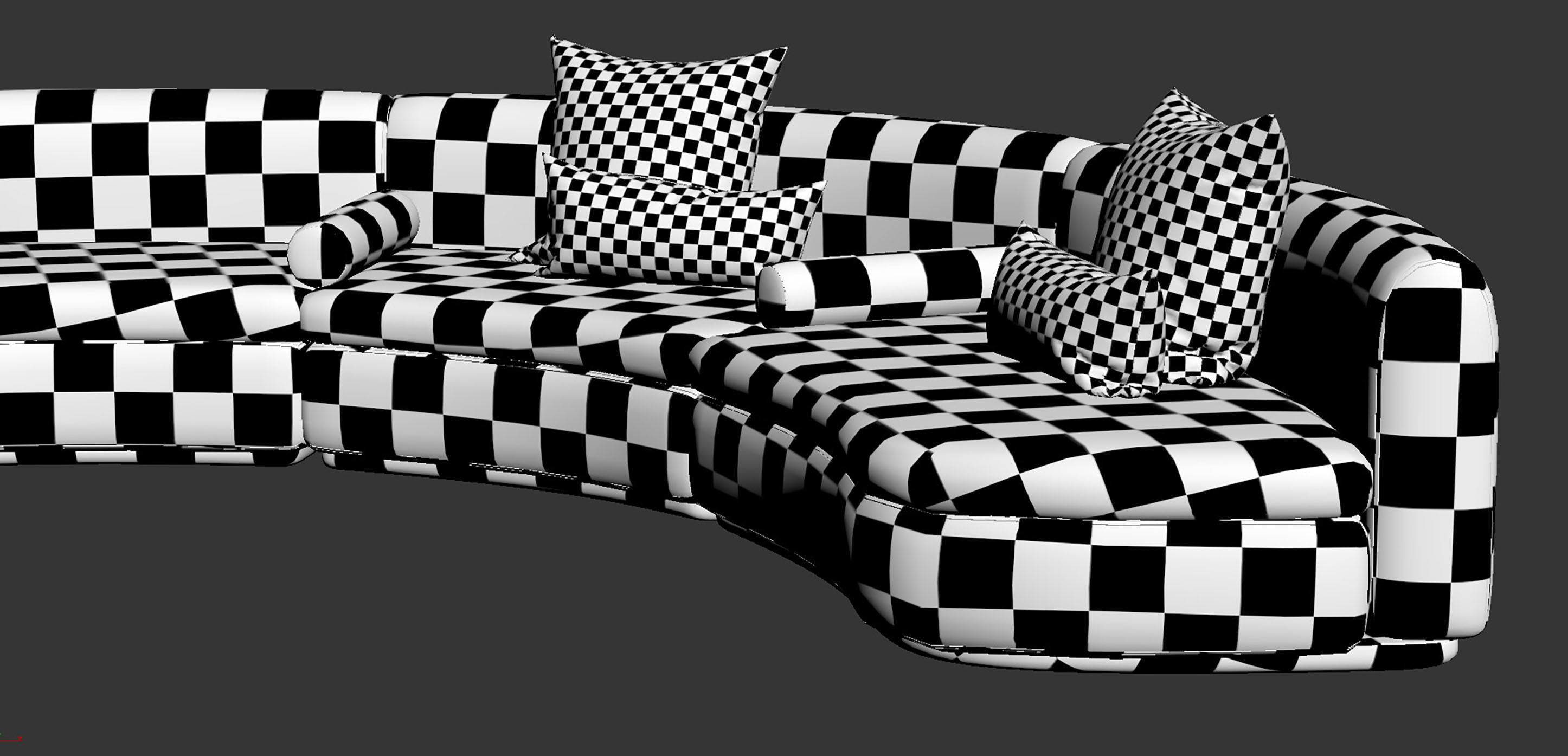 Baxter Piaf Sofa 3D model_8