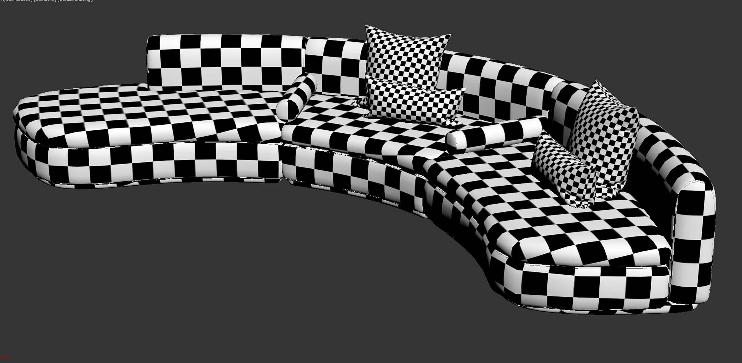 Baxter Piaf Sofa 3D model_7