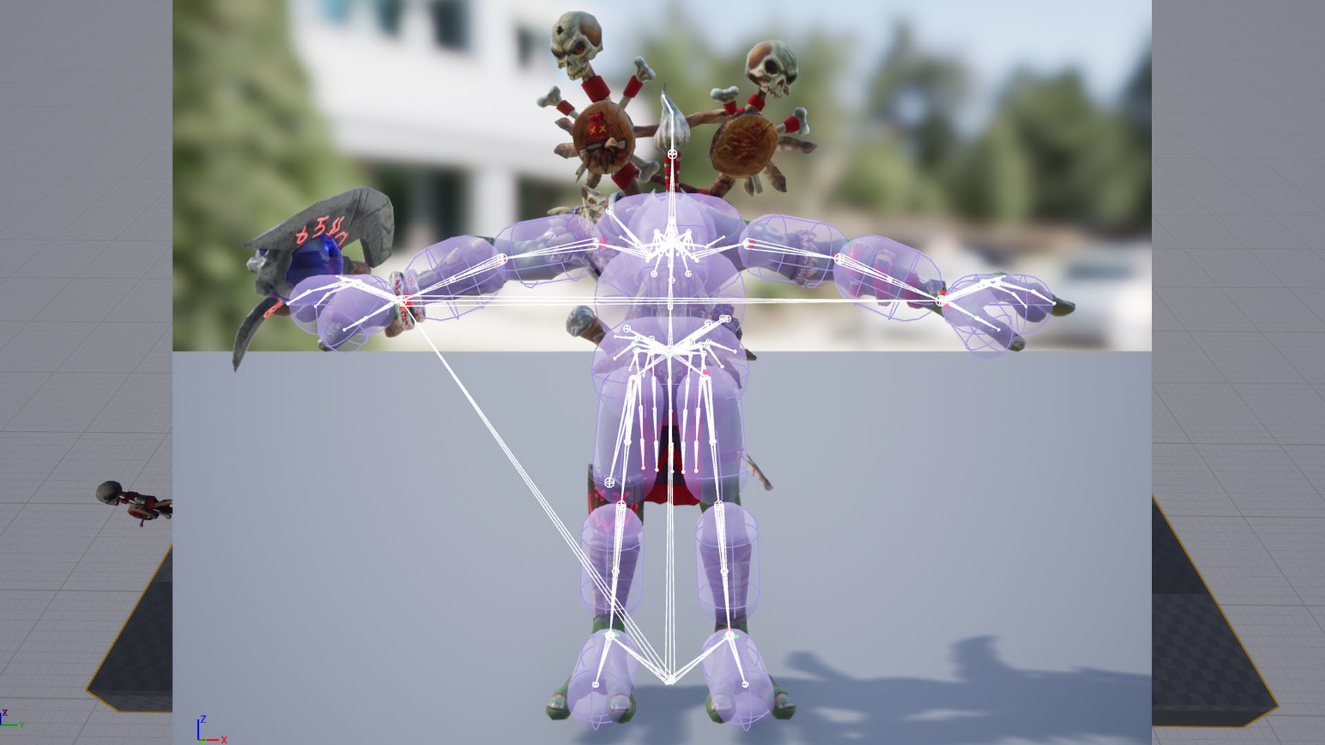 Voodoo orc Low-poly 3D model_27