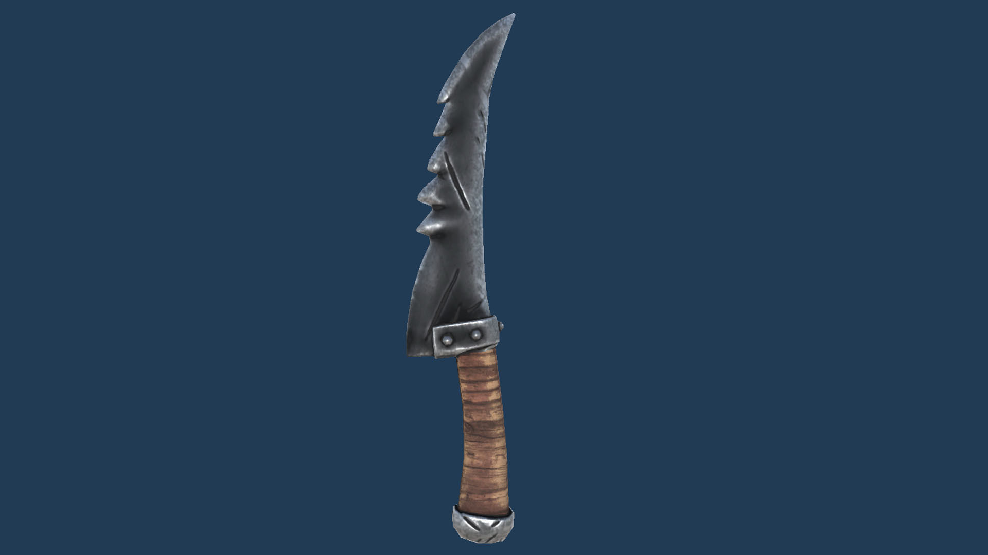 Voodoo orc Low-poly 3D model_12