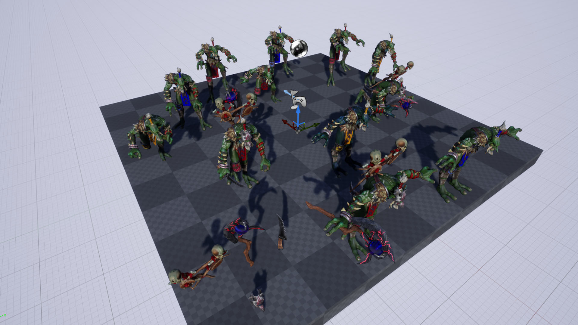 Voodoo orc Low-poly 3D model_34