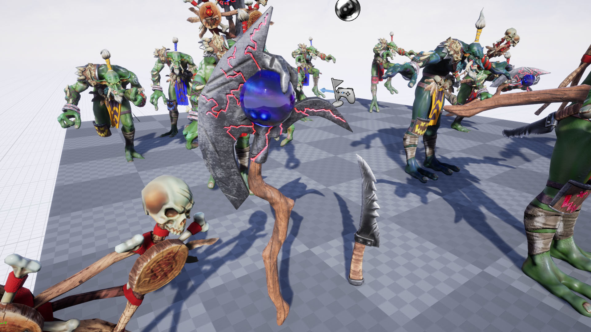 Voodoo orc Low-poly 3D model_32