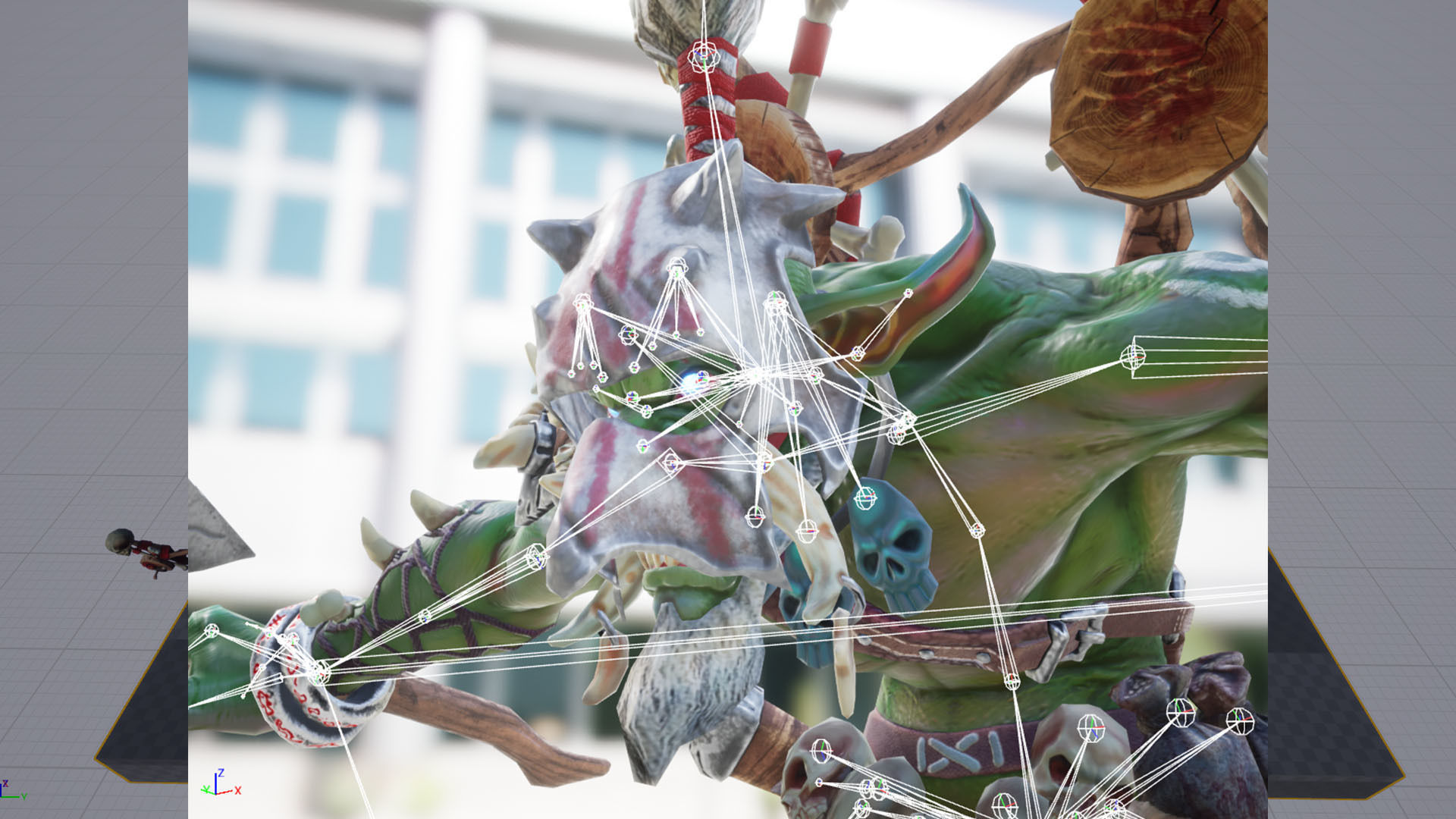 Voodoo orc Low-poly 3D model_25