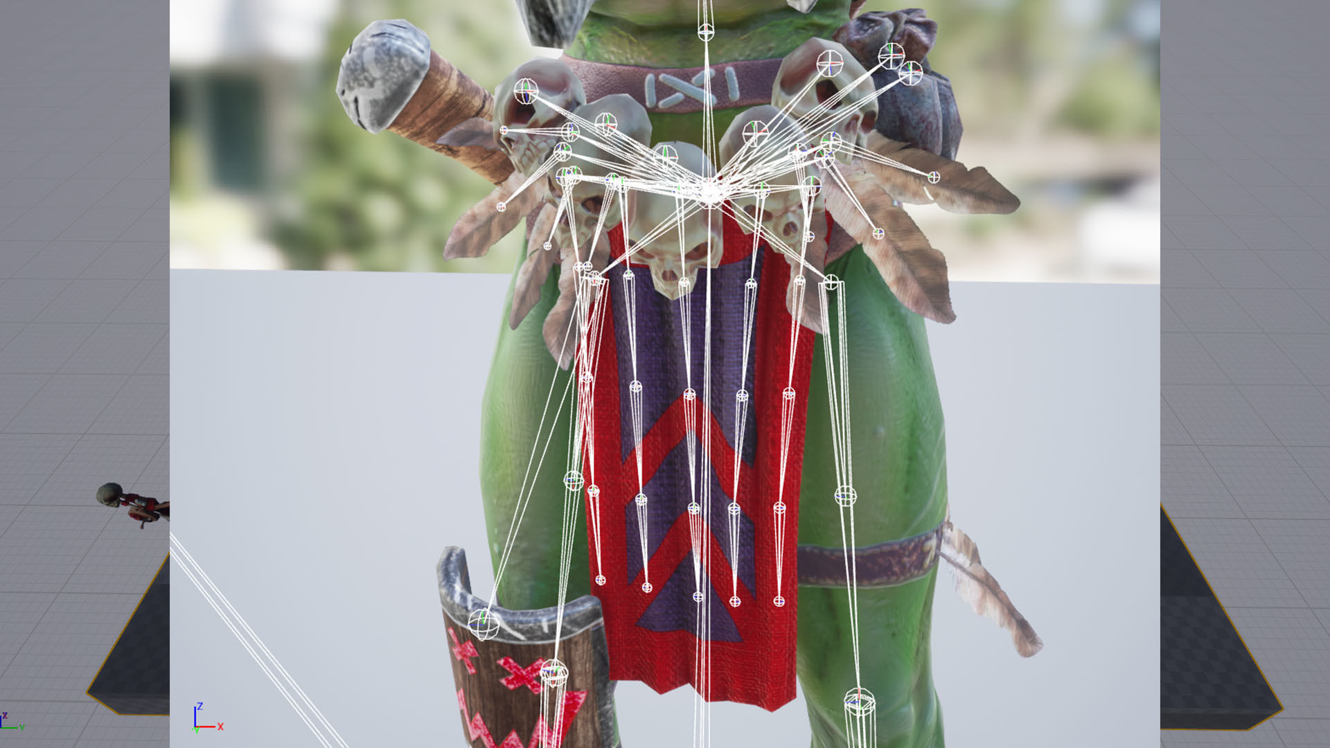 Voodoo orc Low-poly 3D model_26