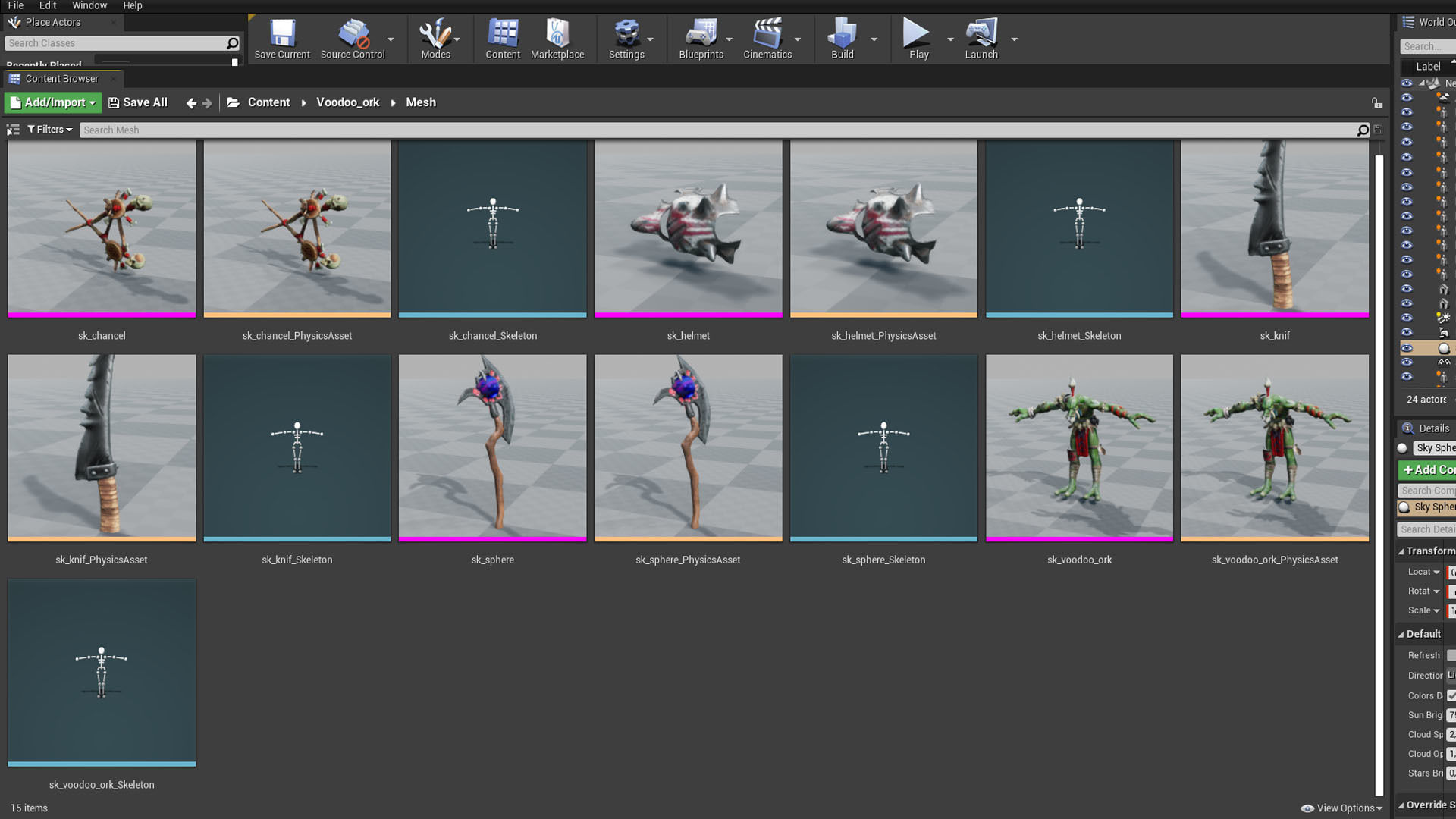 Voodoo orc Low-poly 3D model_35