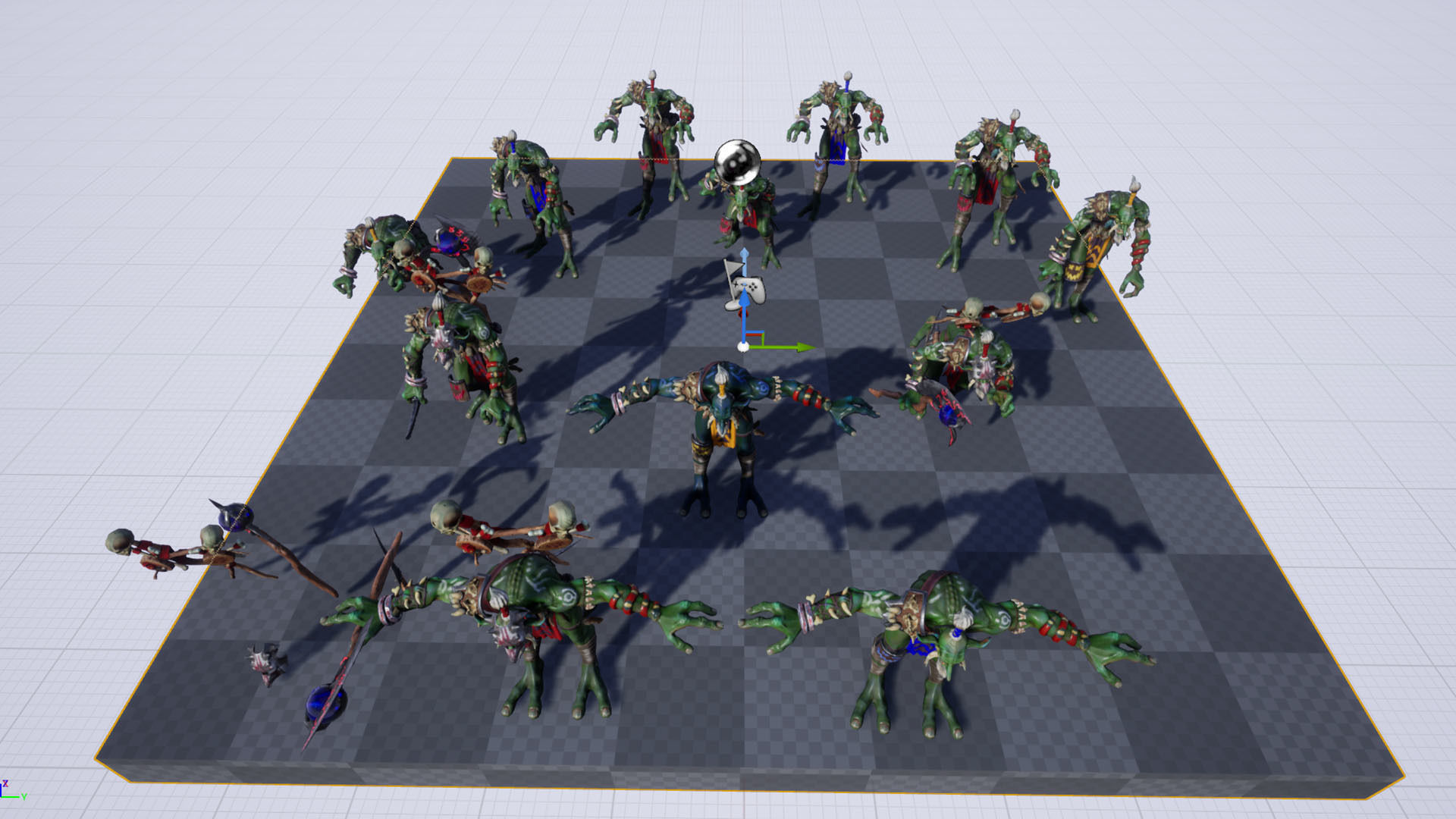 Voodoo orc Low-poly 3D model_33