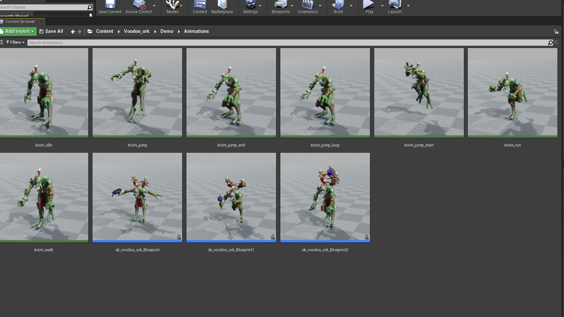 Voodoo orc Low-poly 3D model_36