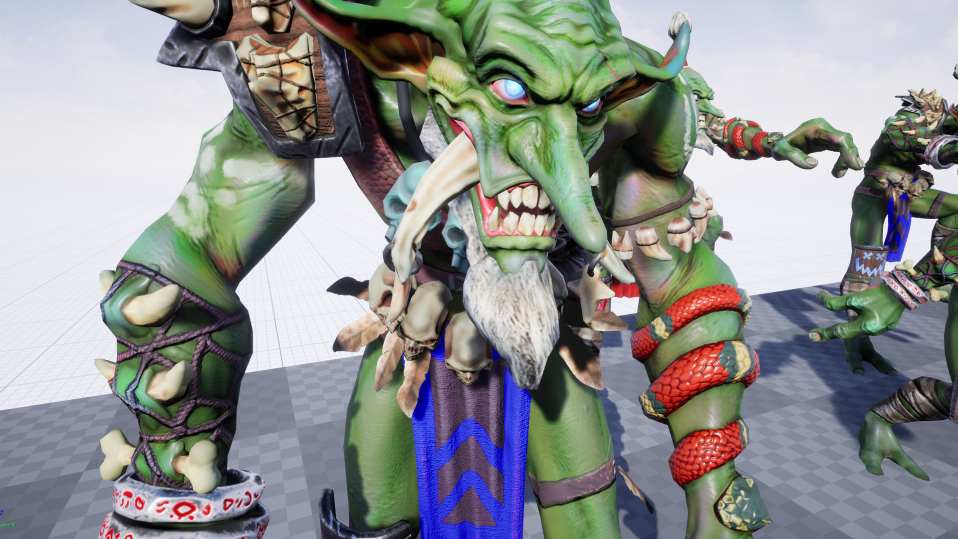 Voodoo orc Low-poly 3D model_21