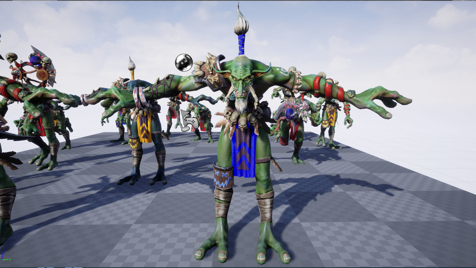 Voodoo orc Low-poly 3D model_18