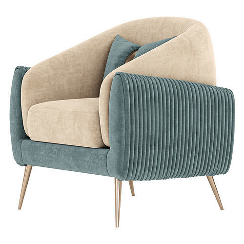 Versatile Italy Lounge Chair 3D model 5