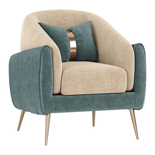 Versatile Italy Lounge Chair 3D model 3