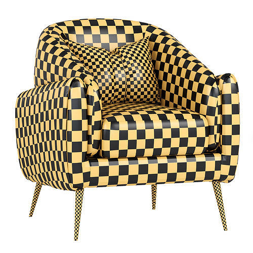 Versatile Italy Lounge Chair 3D model 6