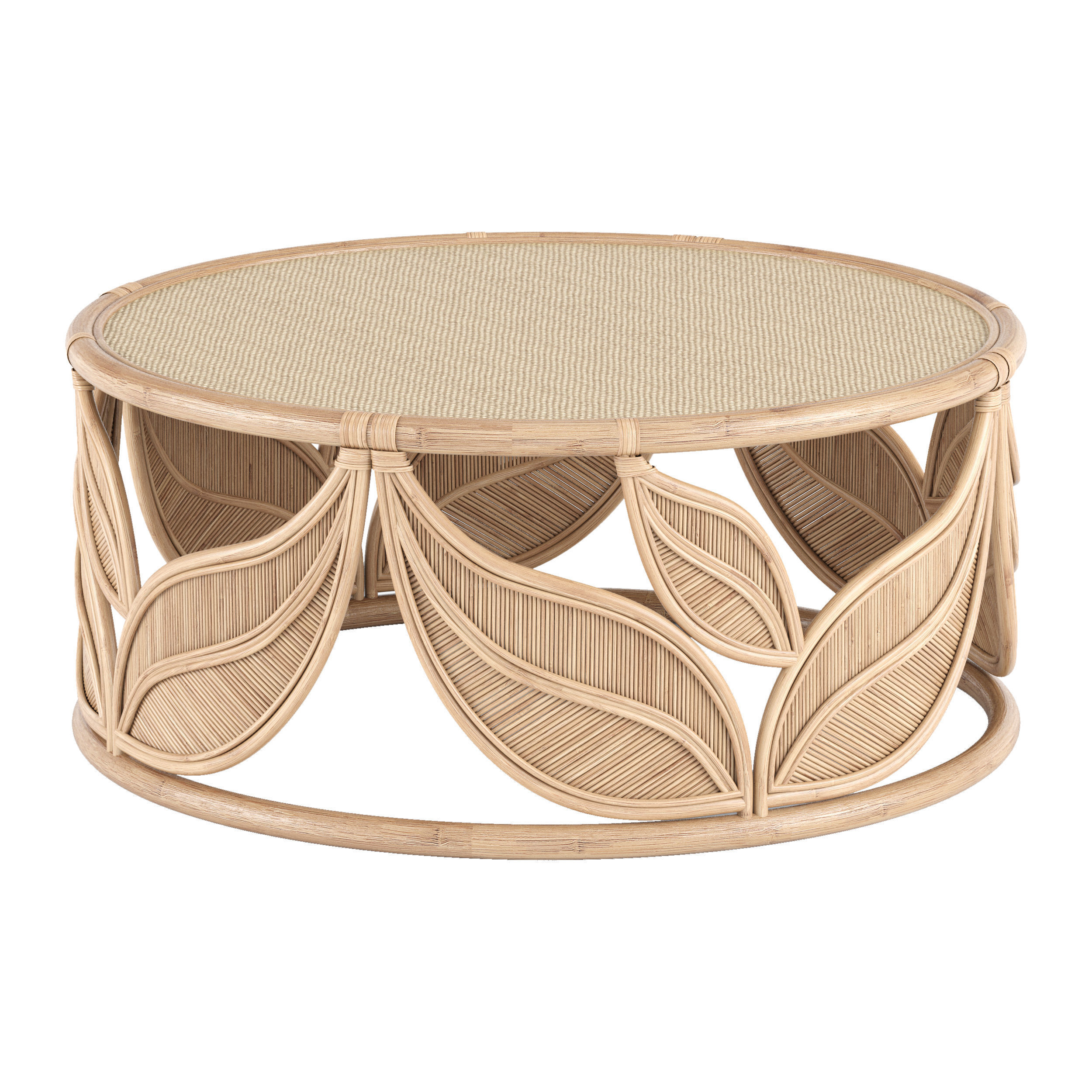 Lupine Rattan Coffee table 3D model_1