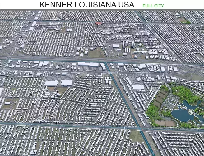 Kenner Louisiana USA 20km