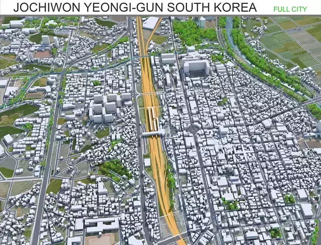 Jochiwon Yeongi-gun South Korea 20km
