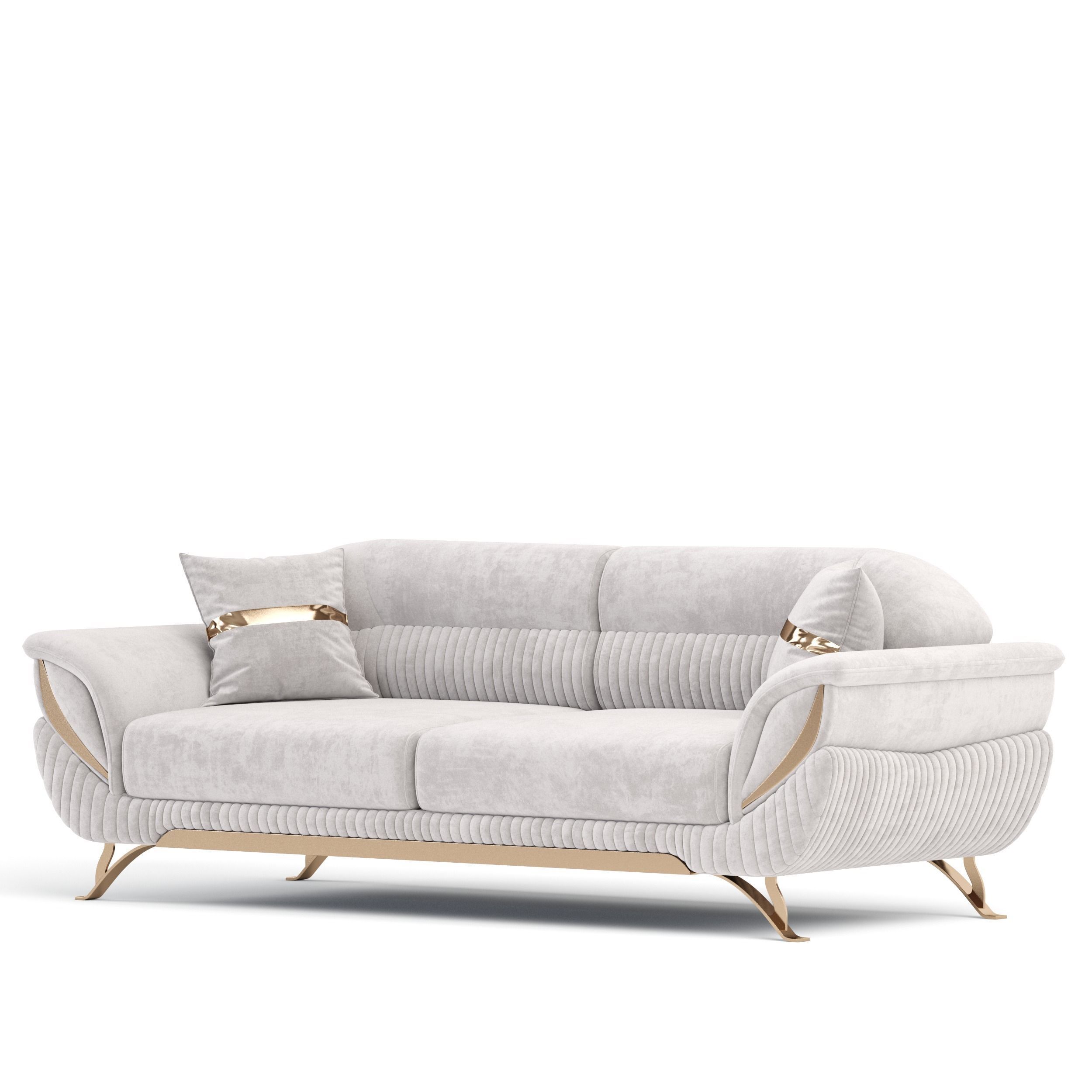 Sidneysal 97 Wide Extendable Sofa 3D model_2