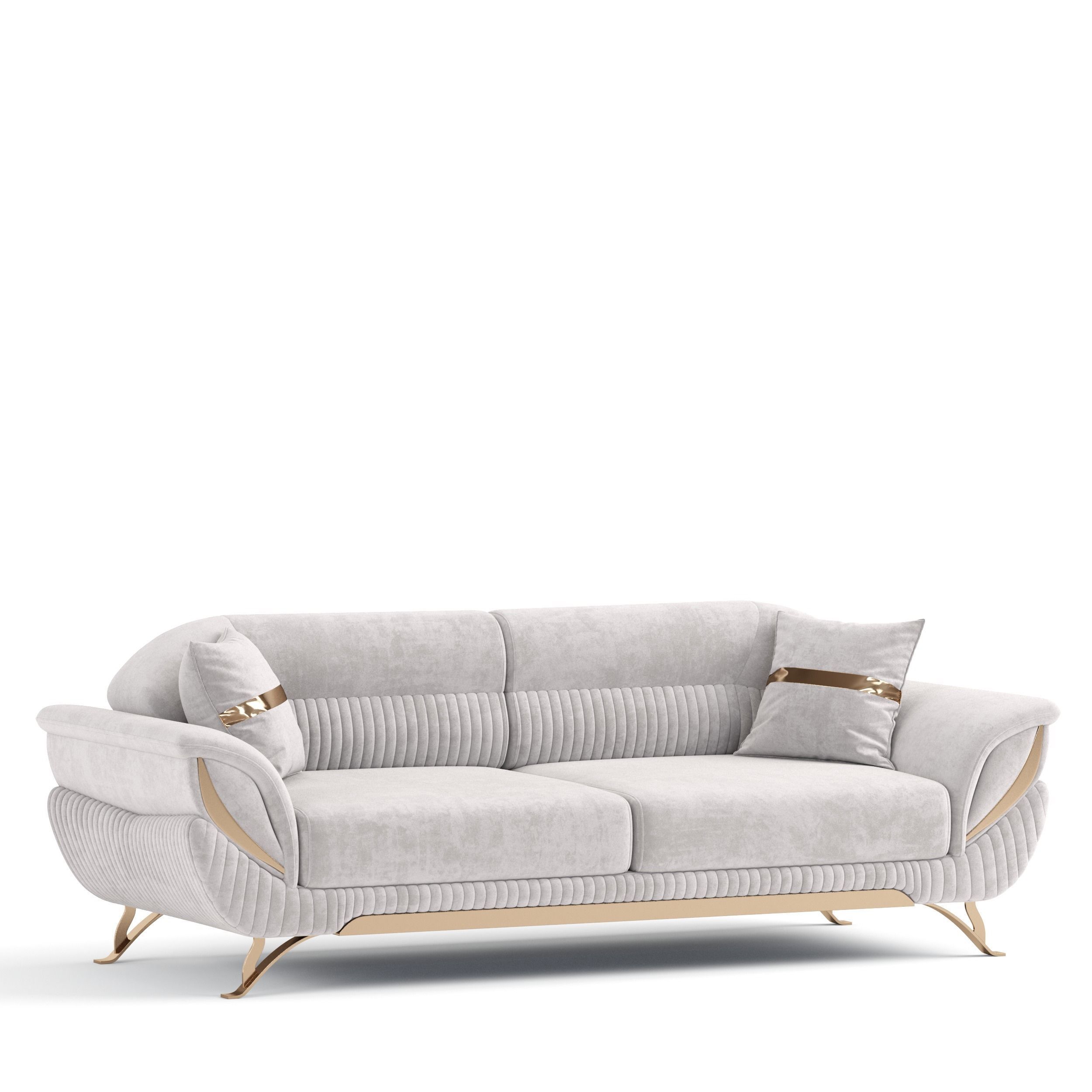 Sidneysal 97 Wide Extendable Sofa 3D model_3
