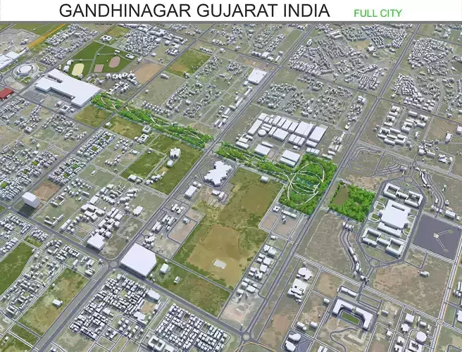 Gandhinagar Gujarat India 20km