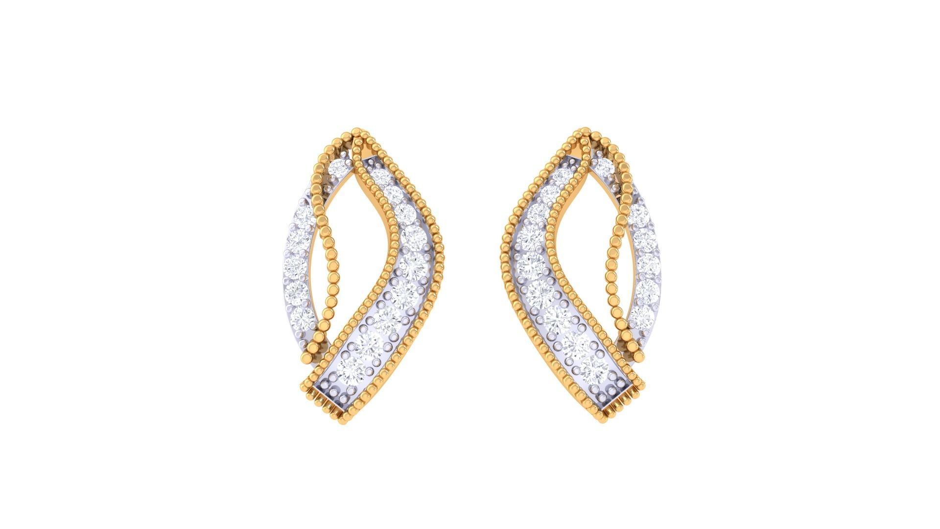 Earring Pendant Set 3dm STL OBJ FBX Renders Details 3D print model_4