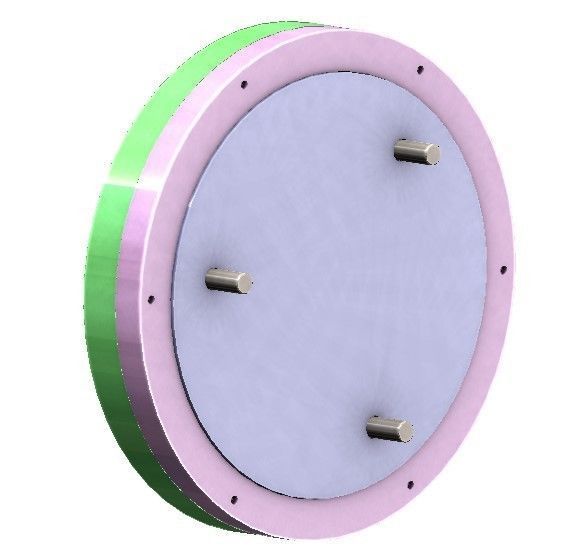 HSD1VS2-A01 Kinematics Sculpture rotating mechanism unit diy 3D print model_10