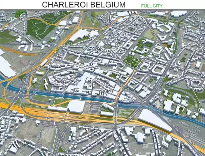 Charleroi Belgium 25km