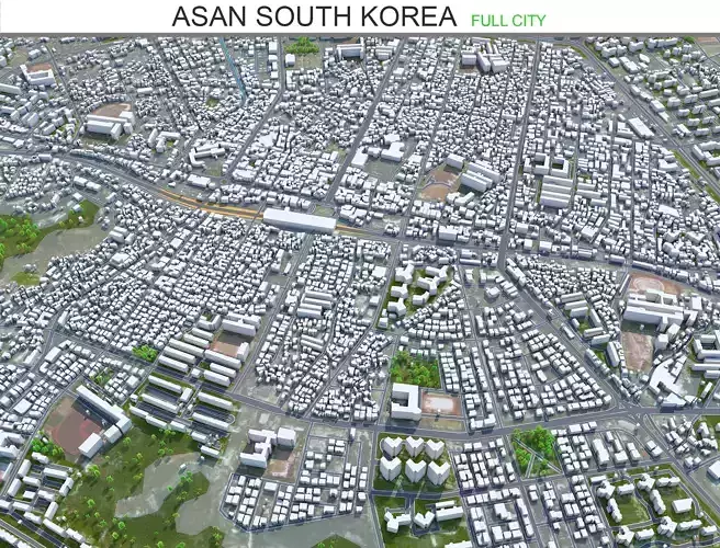 Asan South Korea 20km