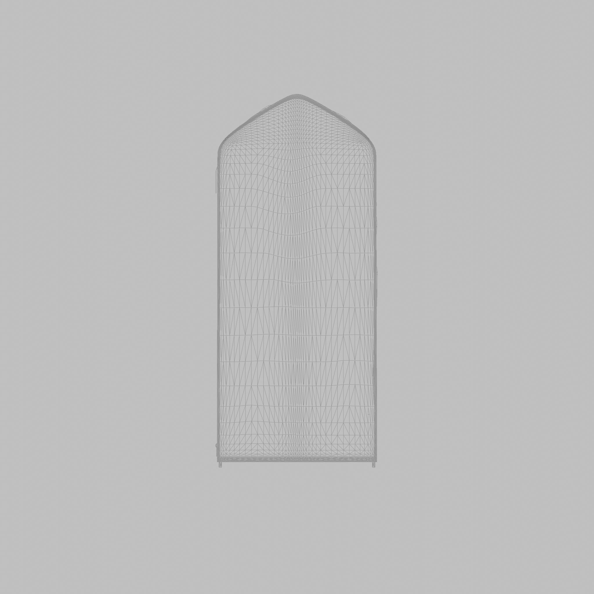 Plastic Green House 3D Model Low-poly 3D model_6