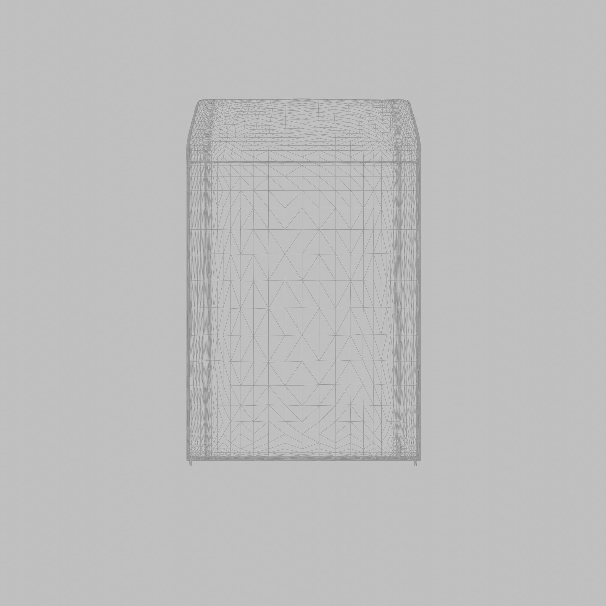 Plastic Green House 3D Model Low-poly 3D model_4