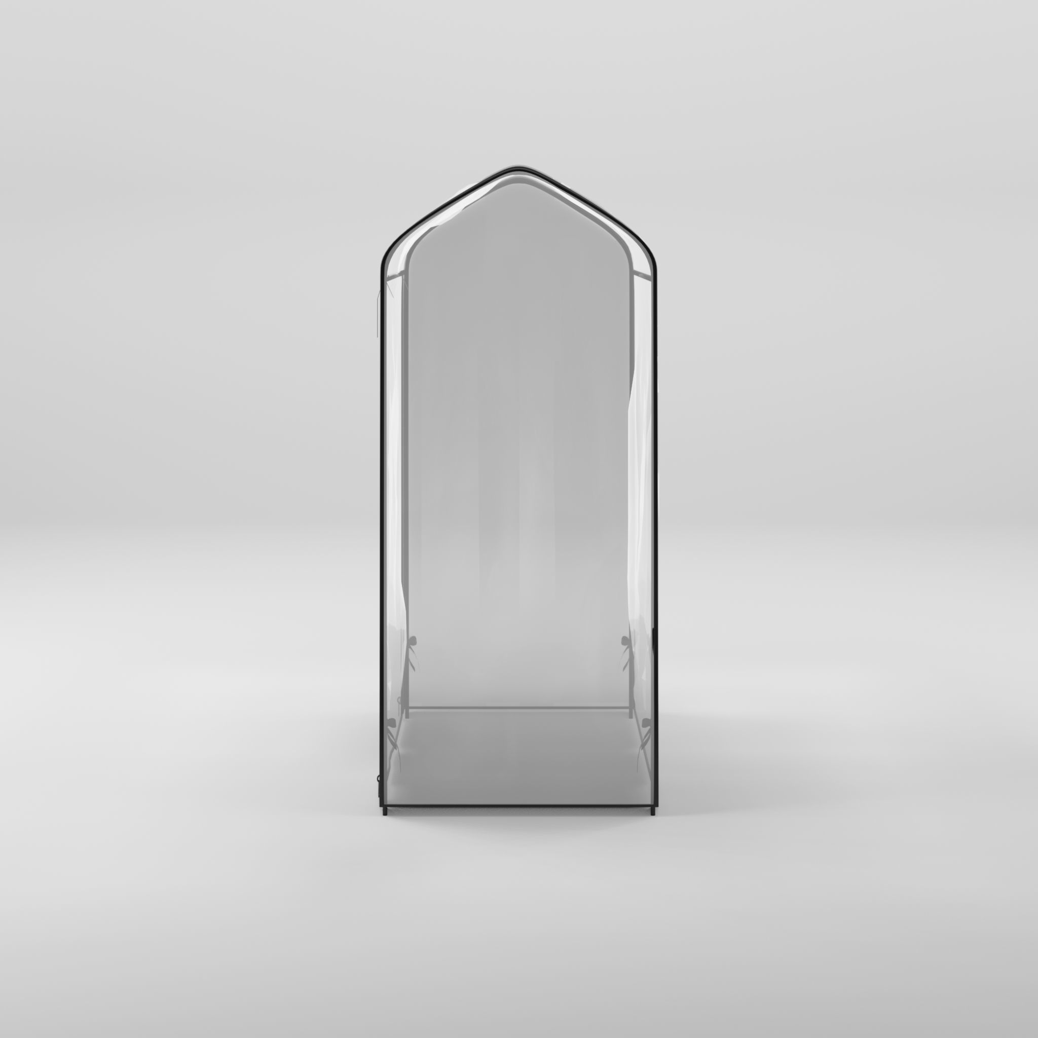 Plastic Green House 3D Model Low-poly 3D model_2