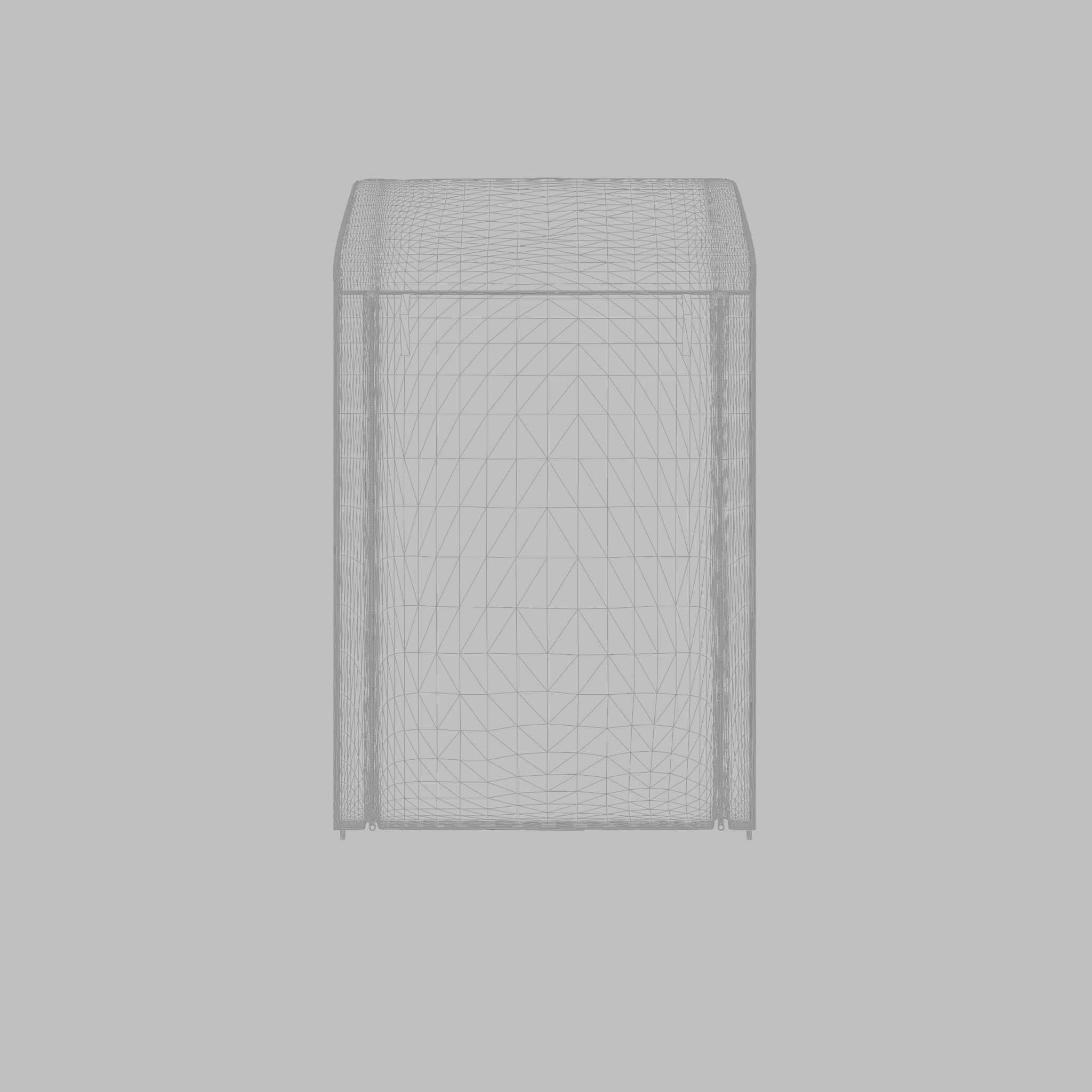 Plastic Green House 3D Model Low-poly 3D model_7