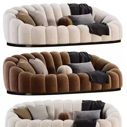 Pierre Paulin Alpha Sofa 3D model