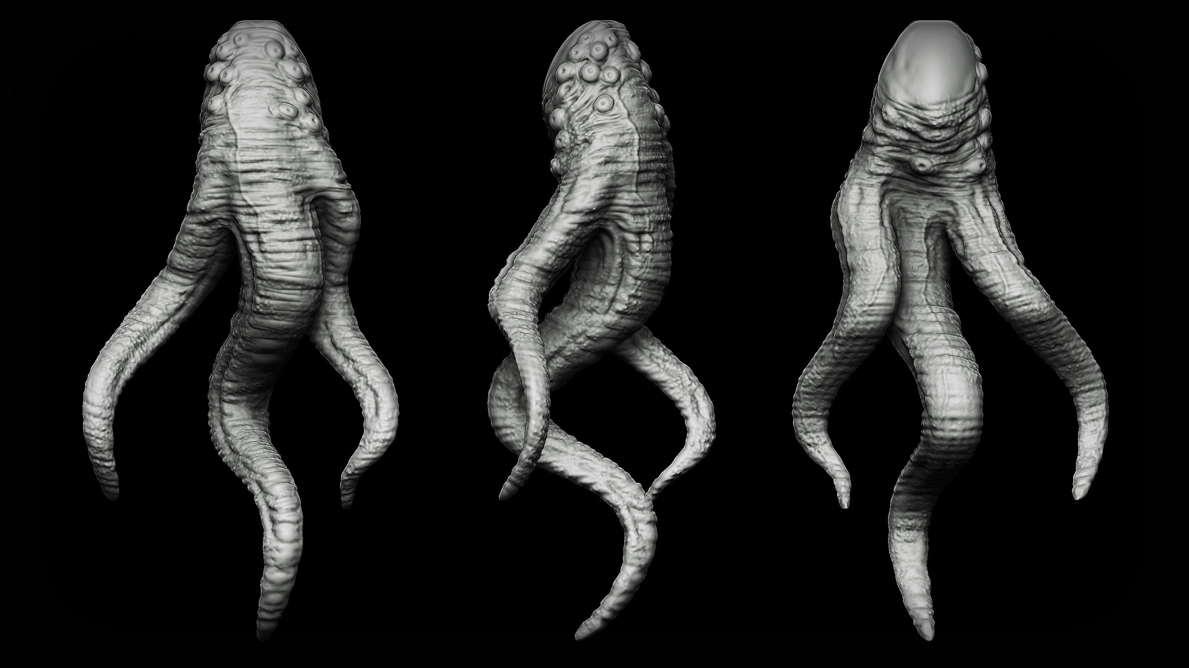 20 Tongues IMM Brush and OBJ 3D model_18