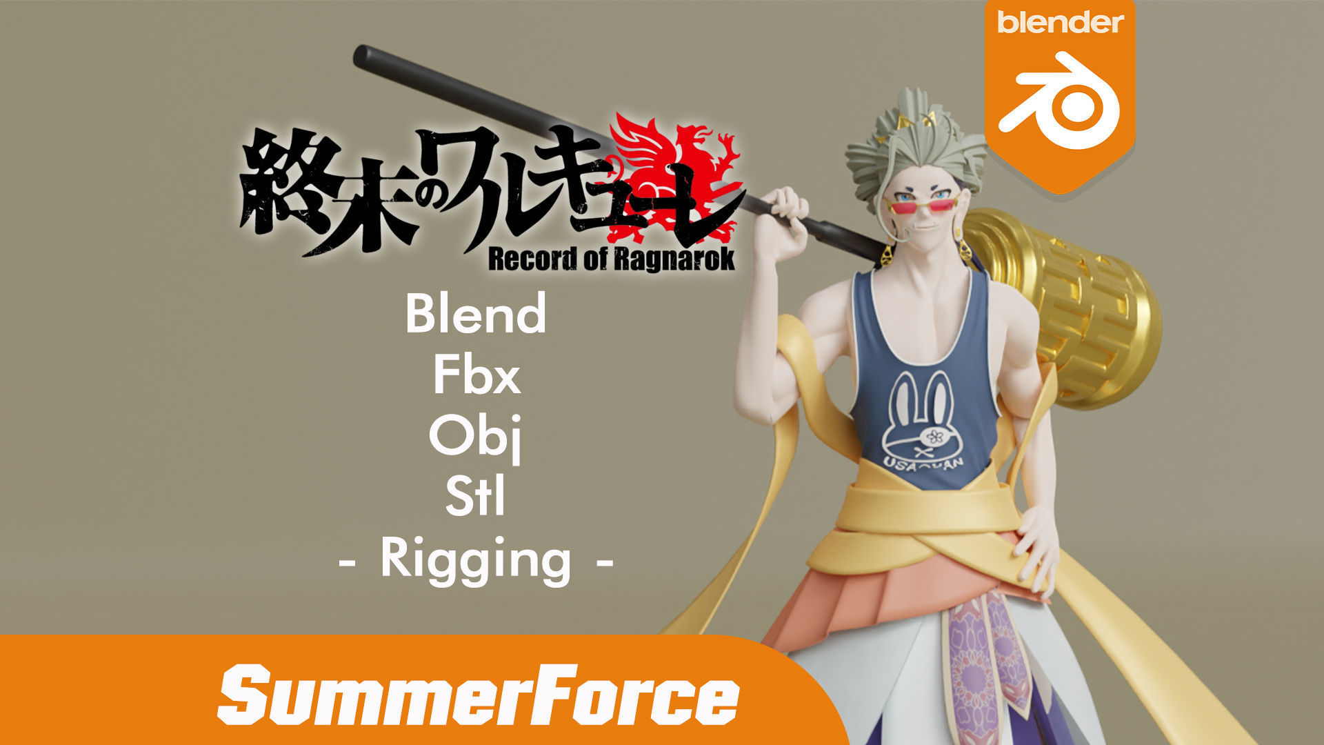 Buddha - Record of Ragnarok 3D model_1