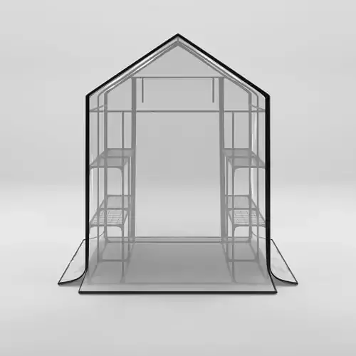 Walk-in- Green House 3D Model