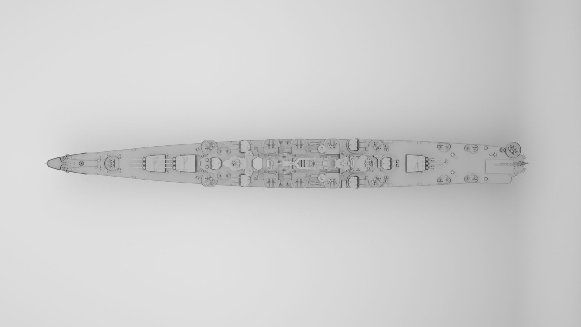 Oregon City Class Cruiser - Albany - Rochester - Northampton 3D model_10