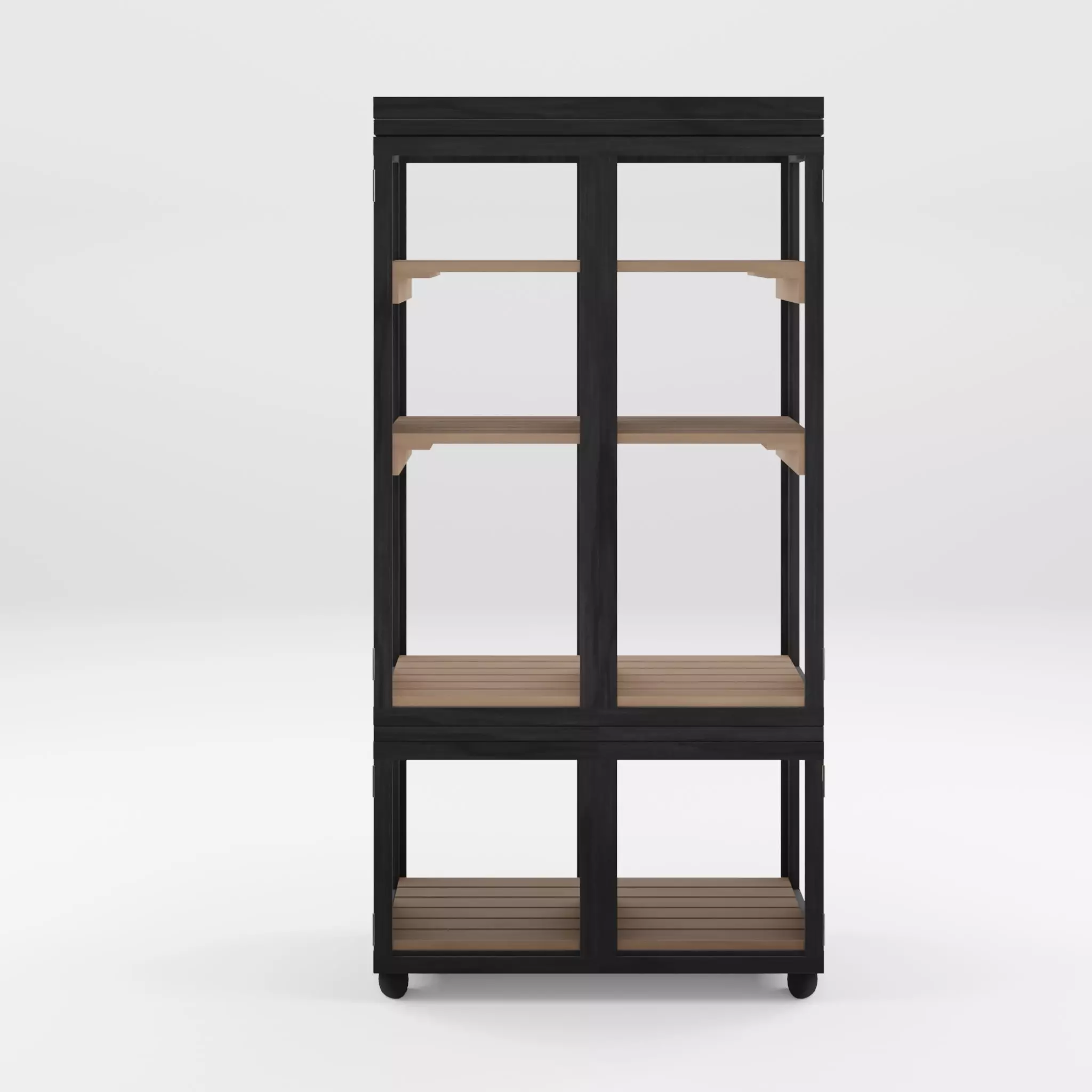 Wooden Green House 3D Model Low-poly 3D model_0