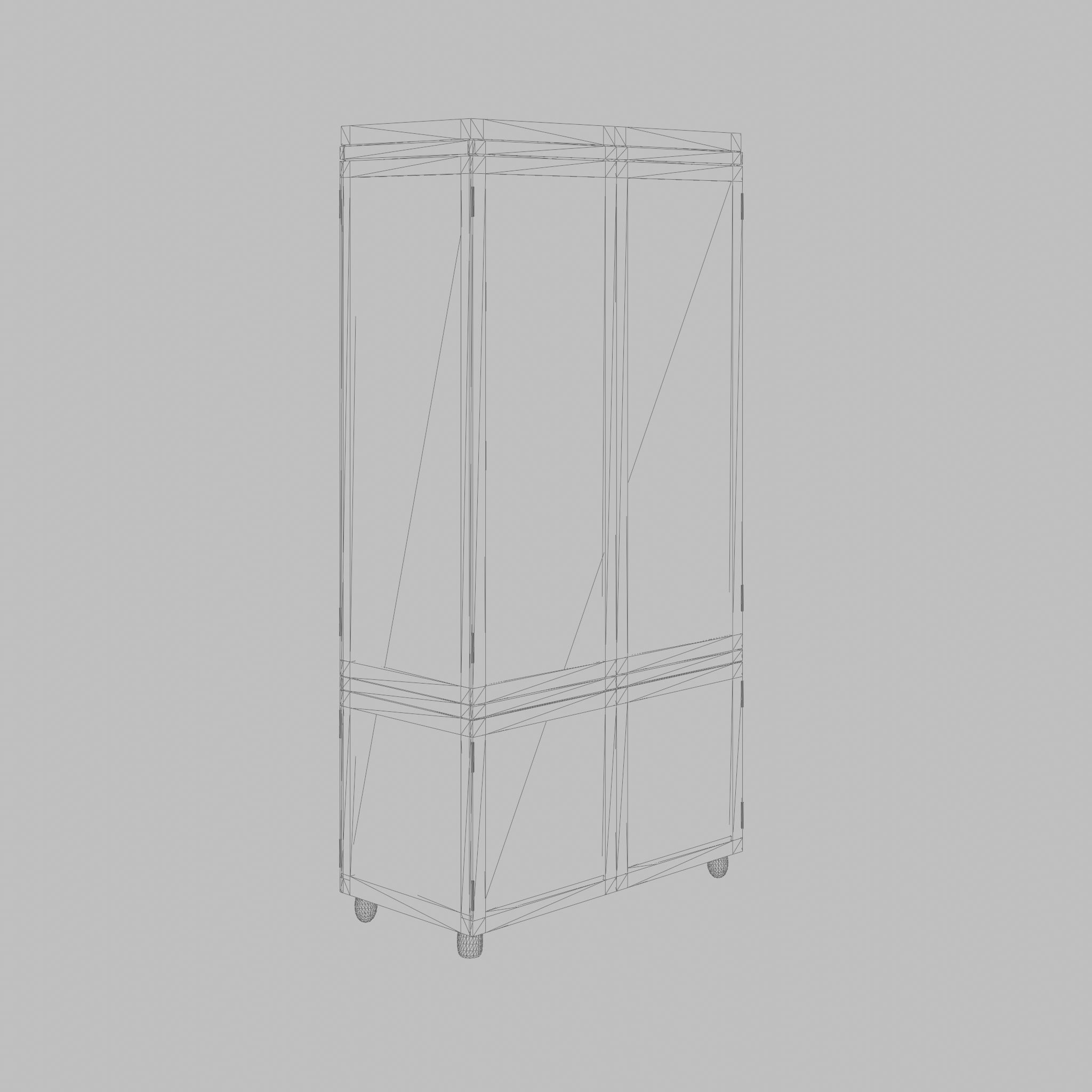 Wooden Green House 3D Model Low-poly 3D model_5