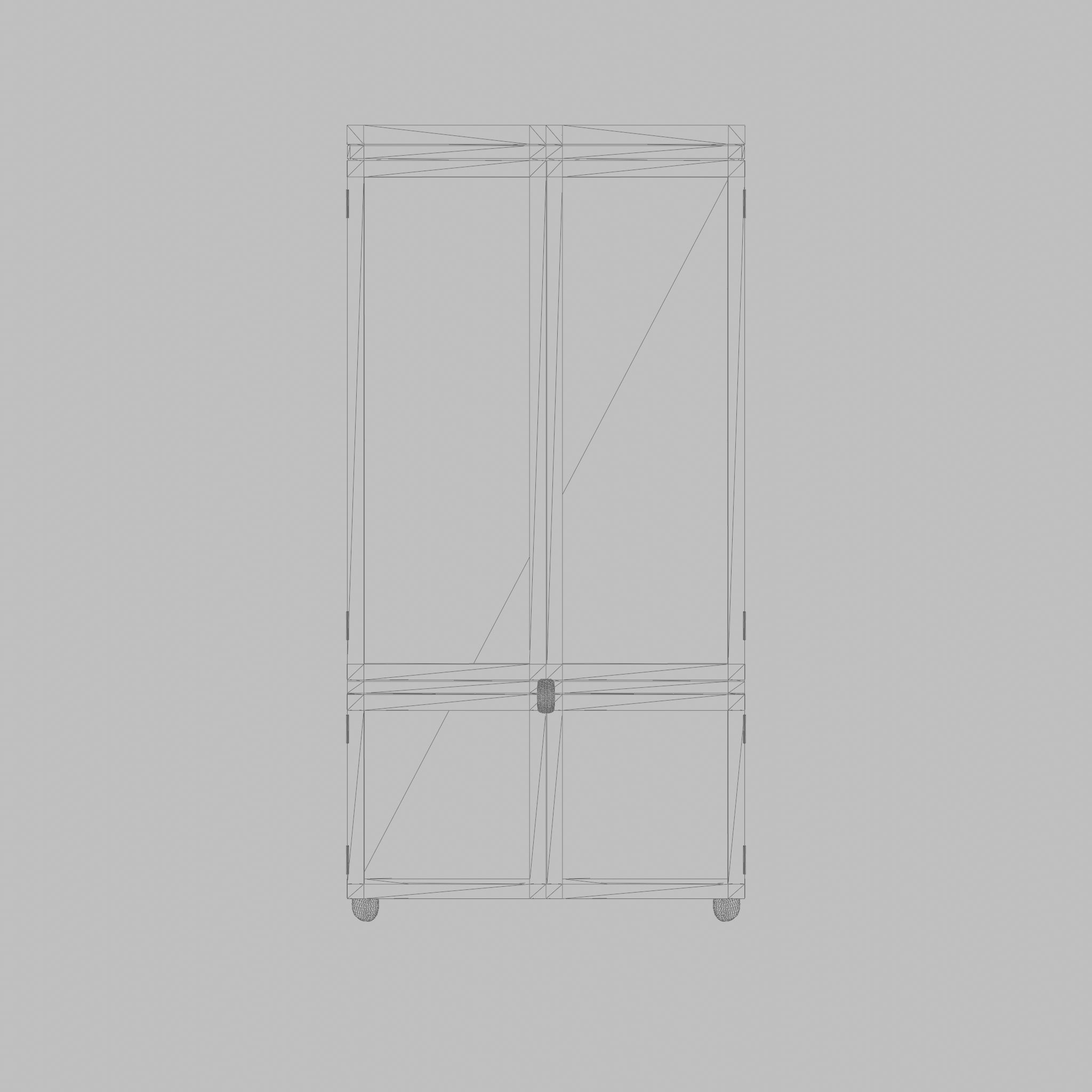 Wooden Green House 3D Model Low-poly 3D model_7