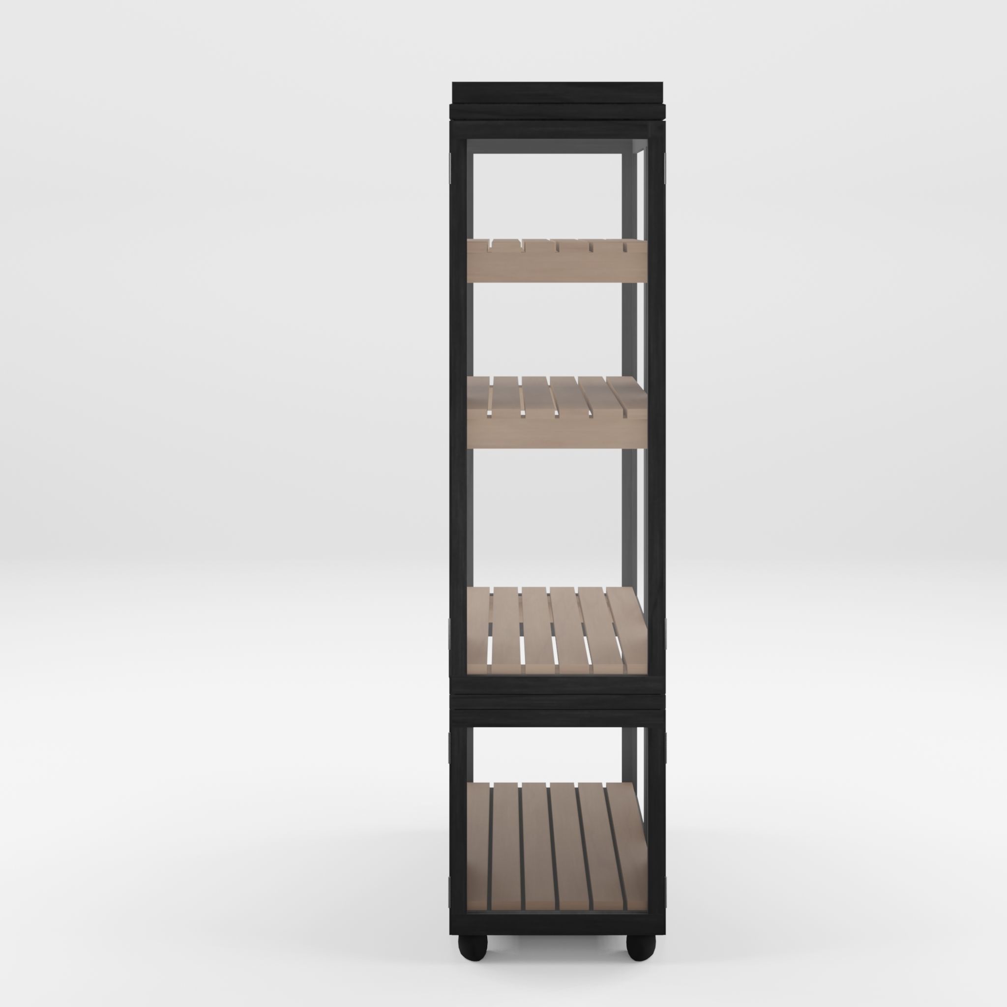 Wooden Green House 3D Model Low-poly 3D model_2