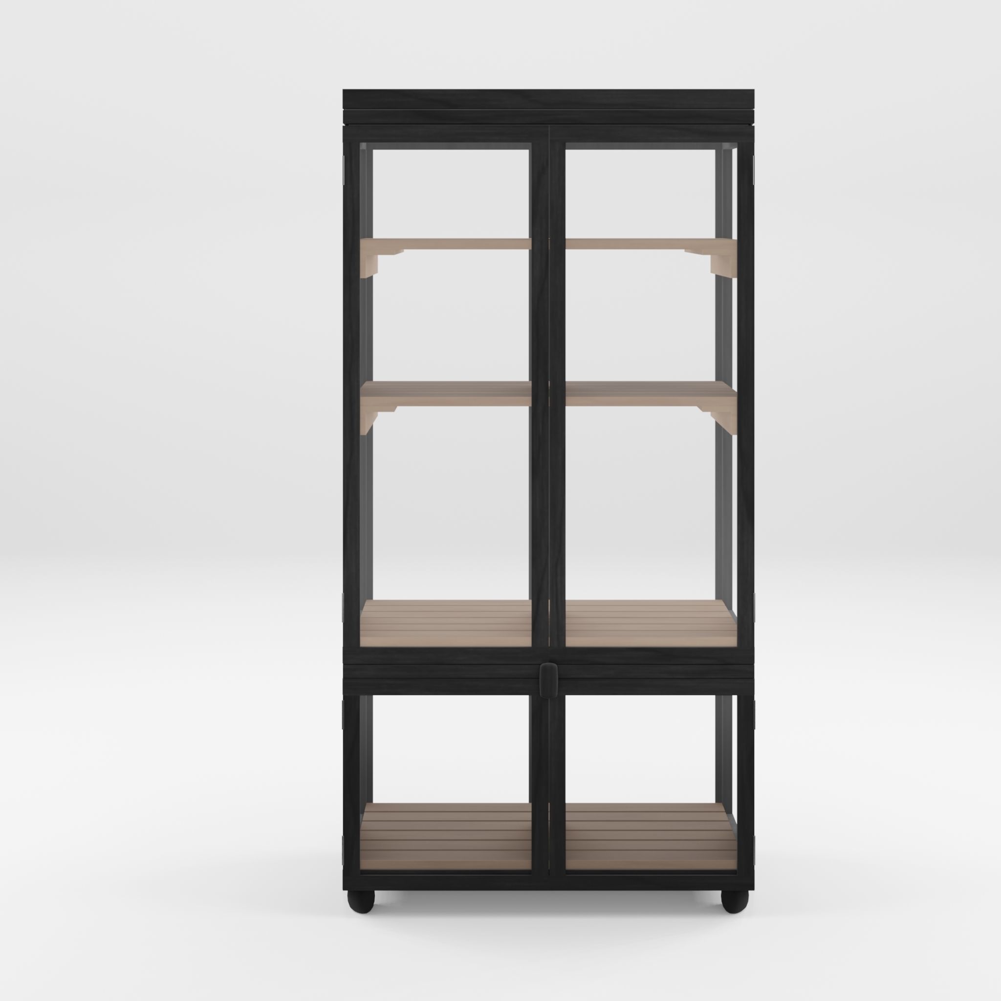 Wooden Green House 3D Model Low-poly 3D model_3