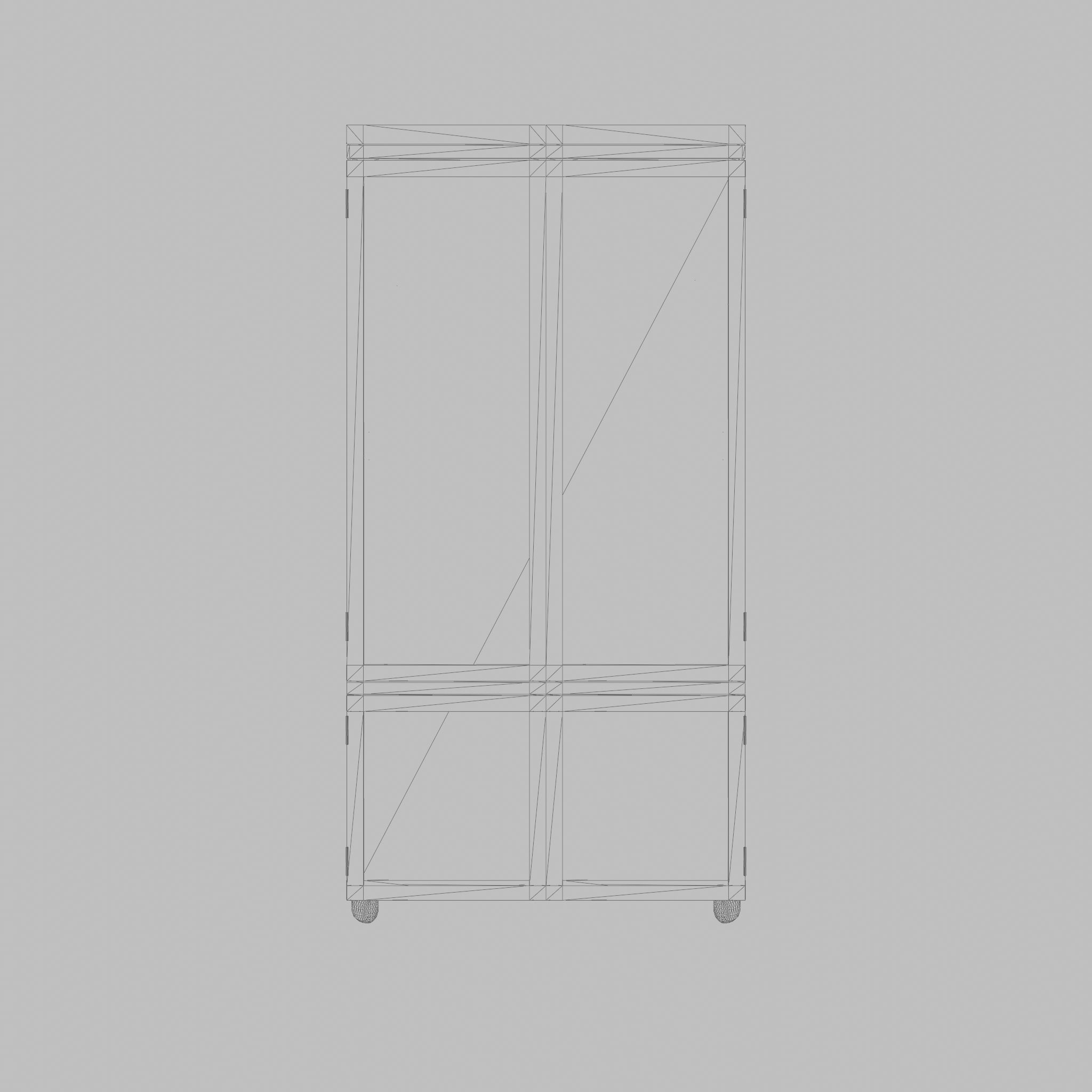 Wooden Green House 3D Model Low-poly 3D model_4