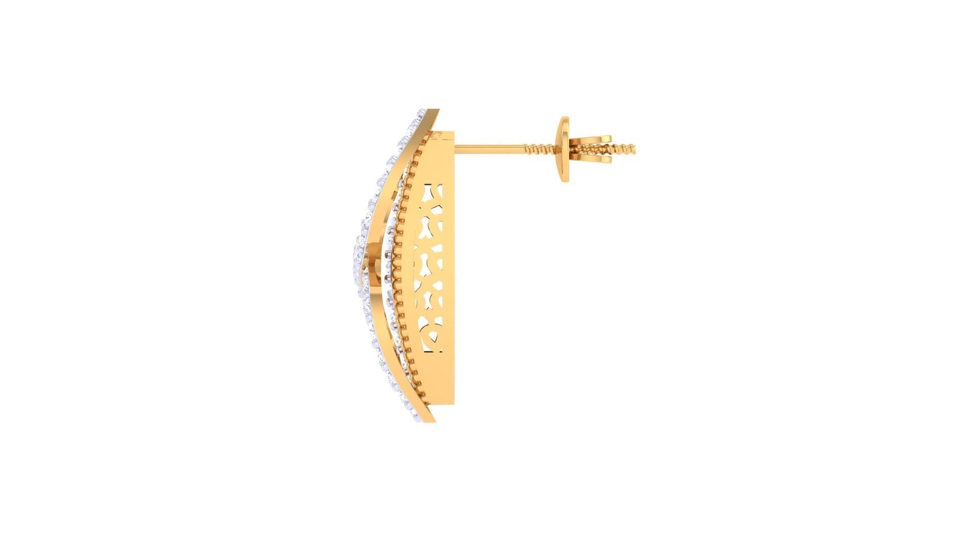 Earring Pendant Set 3dm STL OBJ FBX Renders Details 3D print model_5