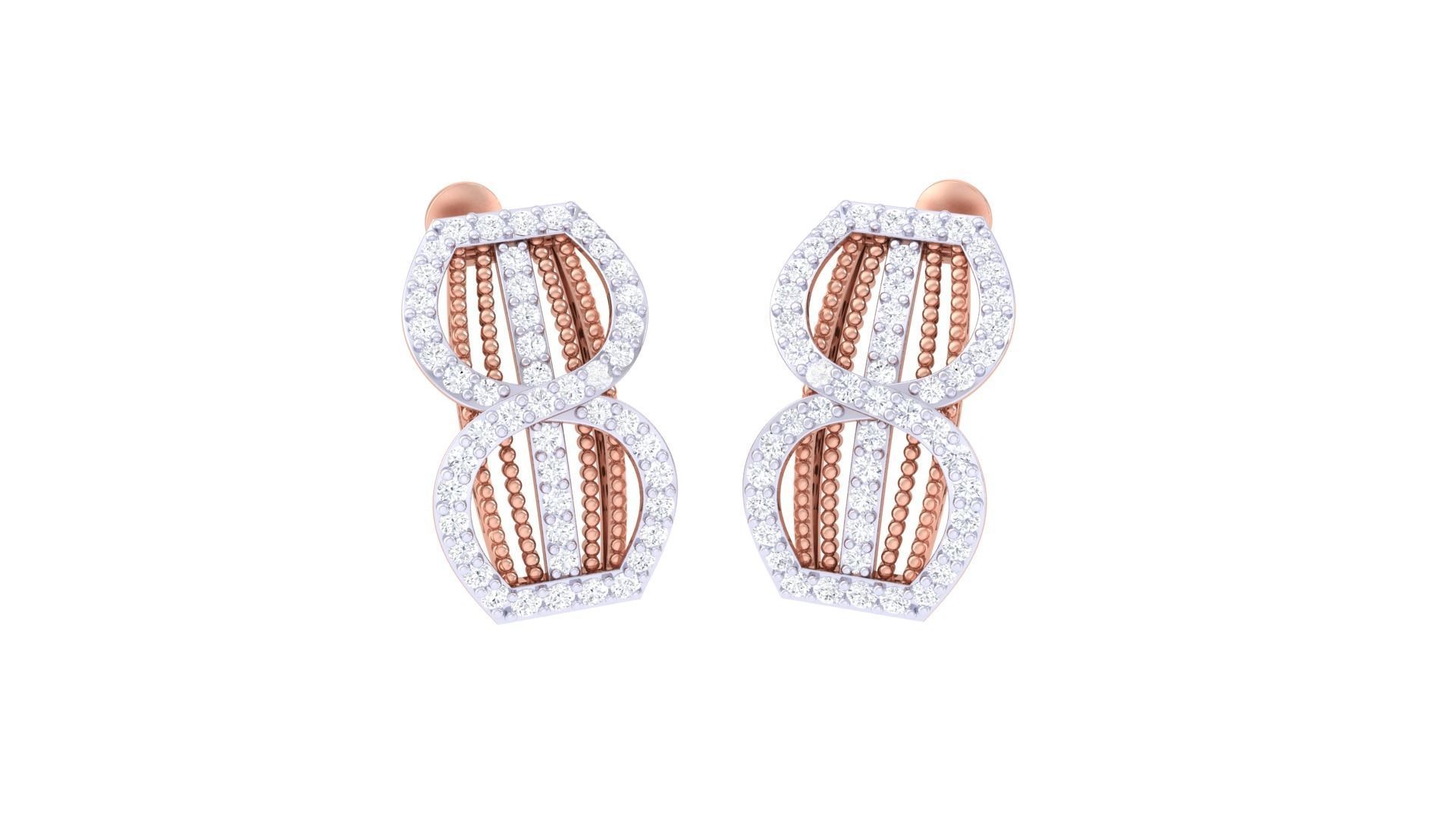 Earring Pendant Set 3dm STL OBJ FBX Renders Details 3D print model_1