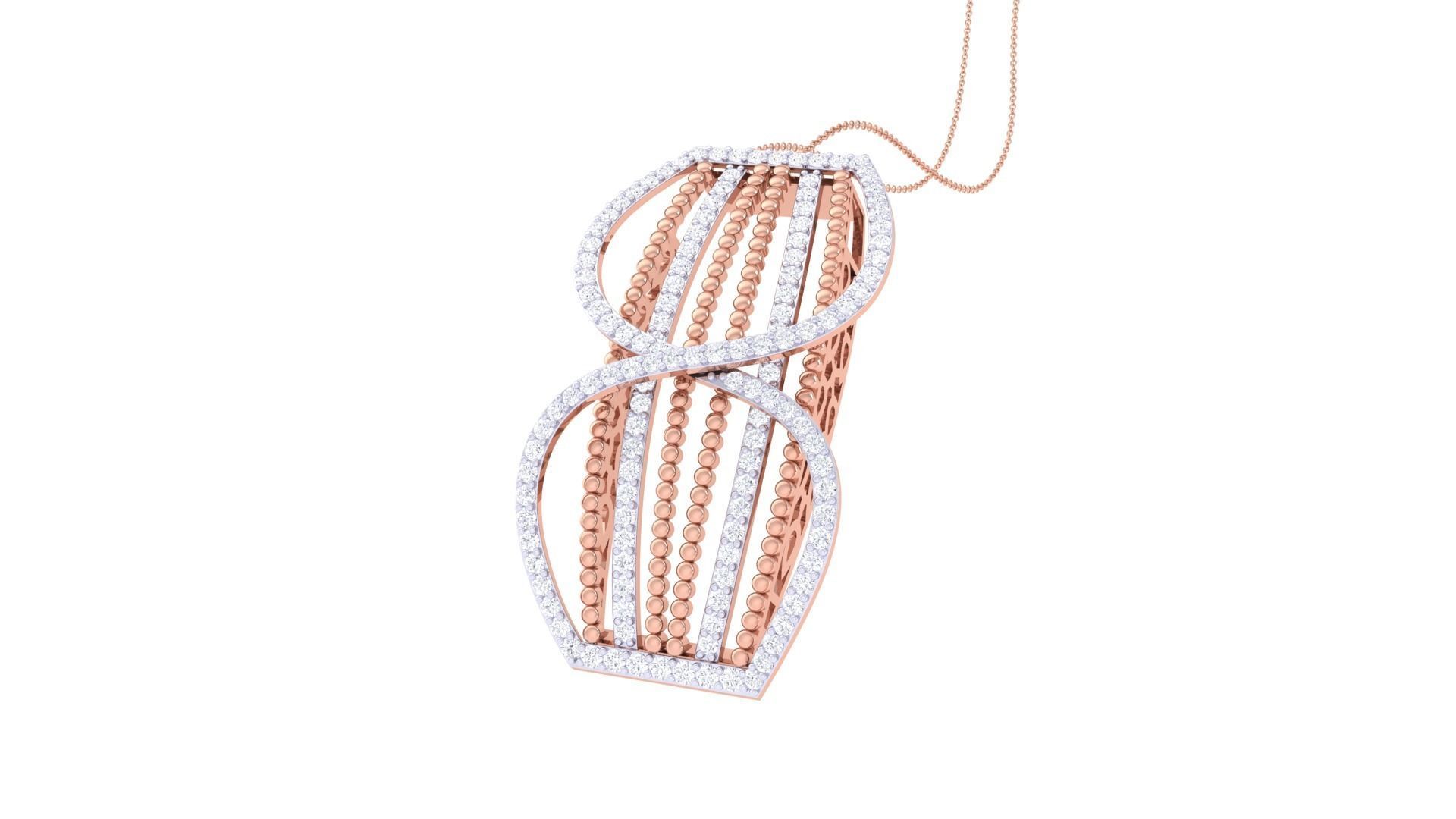 Earring Pendant Set 3dm STL OBJ FBX Renders Details 3D print model_6