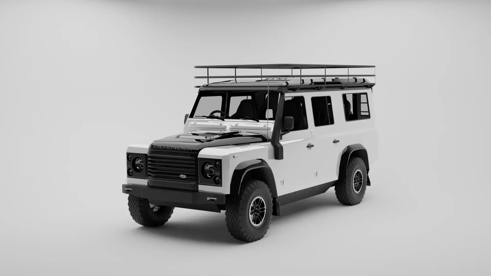 Land rover defender 110 3D model