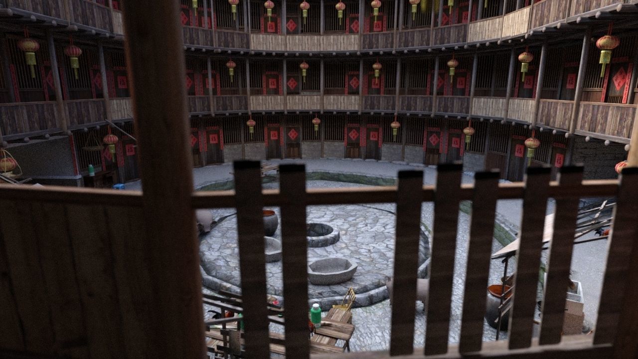 Yongding Hakka Tulou 3D model_5