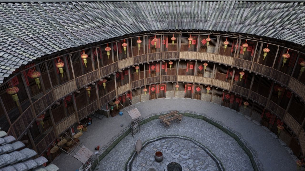 Yongding Hakka Tulou 3D model_2