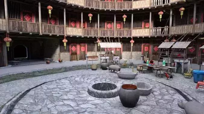 Yongding Hakka Tulou 3D model