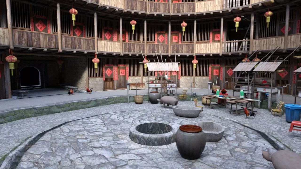 Yongding Hakka Tulou 3D model_0