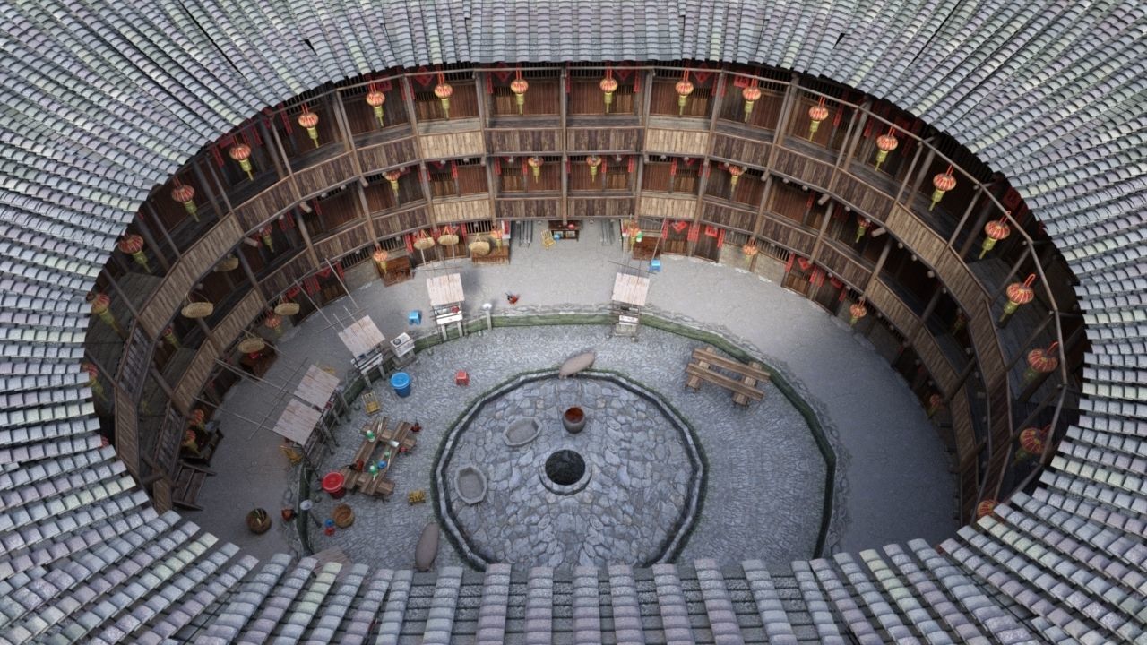 Yongding Hakka Tulou 3D model_4